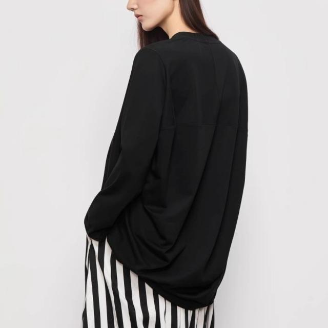 ラウンドヘム ロングTシャツ 239979