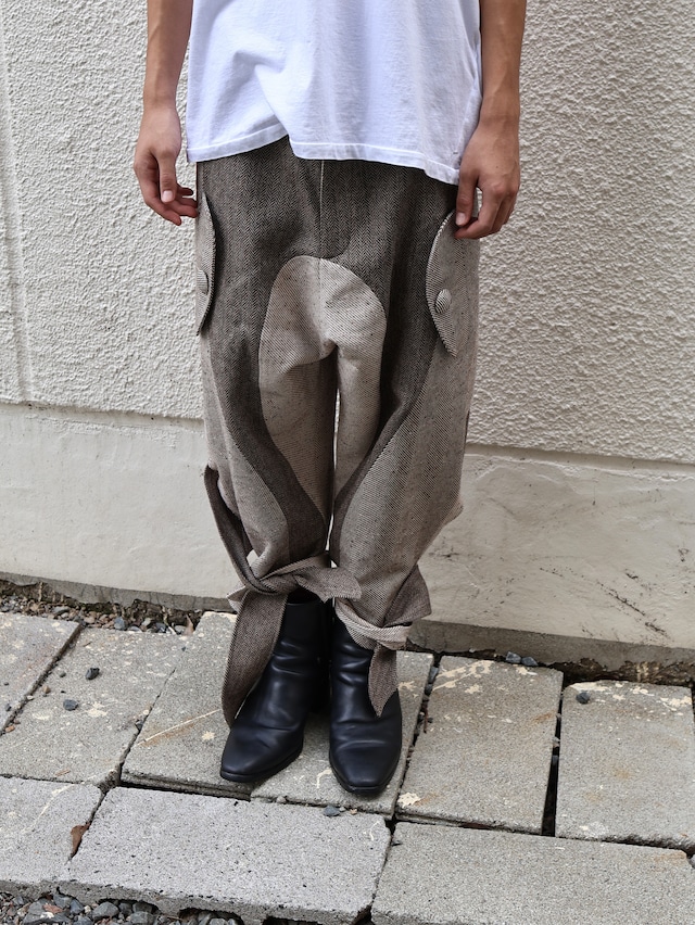 【26aw/joone joonam】herringbone adventure pants