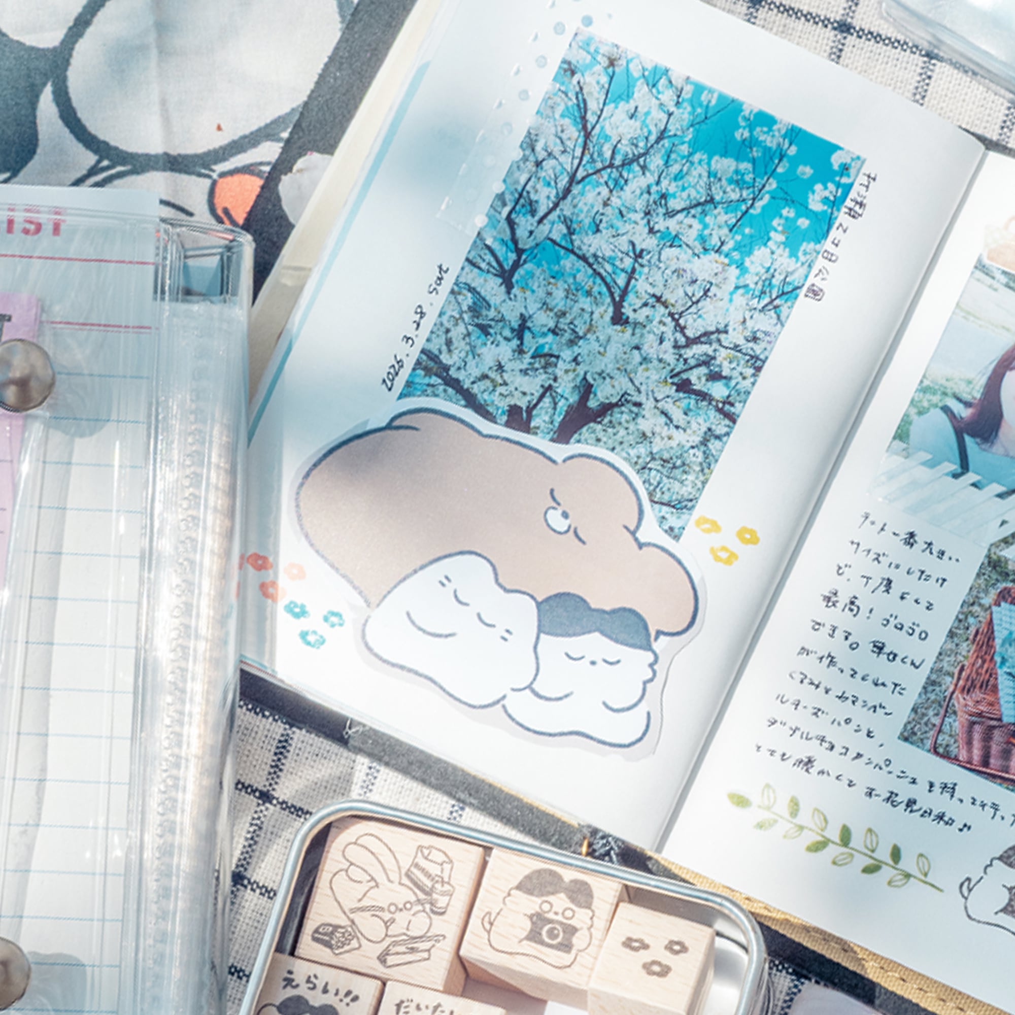 【ミニはんこ】お花畑 | はんこ