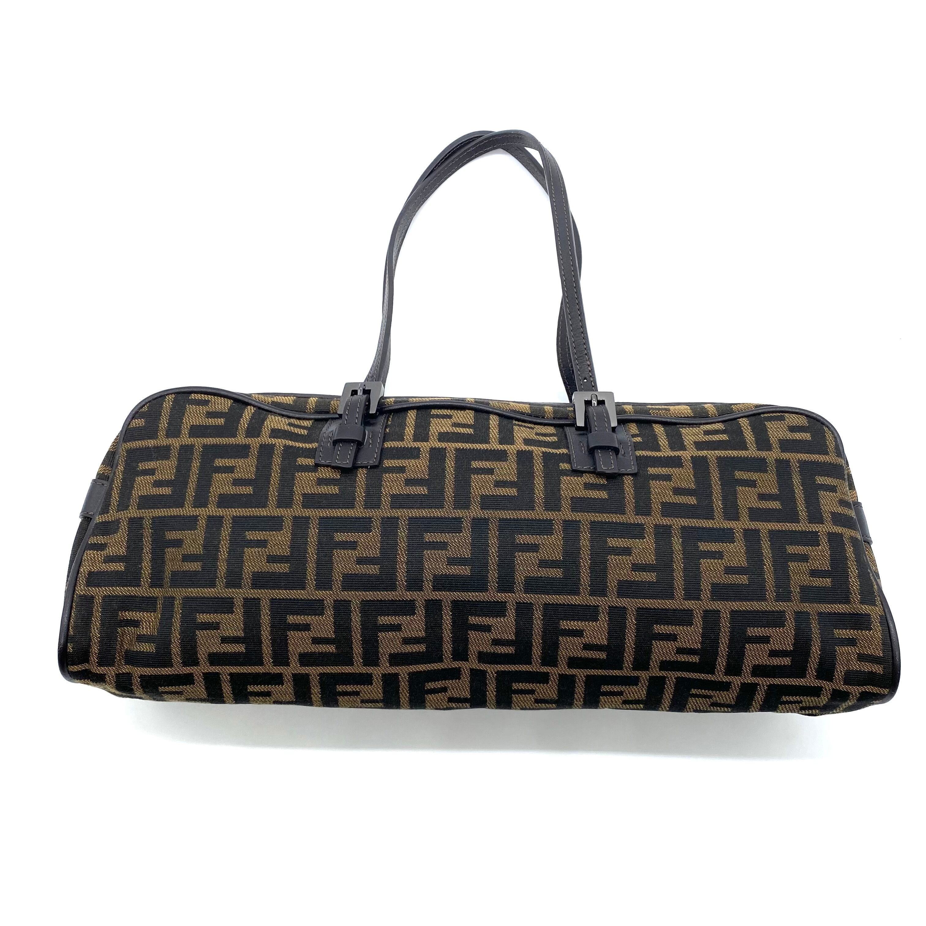 FENDI Zucca pattern handbag brown ズッカ柄 ハンドバッグ ブラウン 