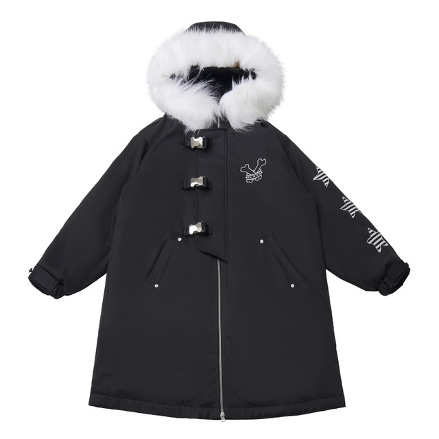 サブカル地雷系 コート モッズコート フェイクファーコート Y2Kファッション