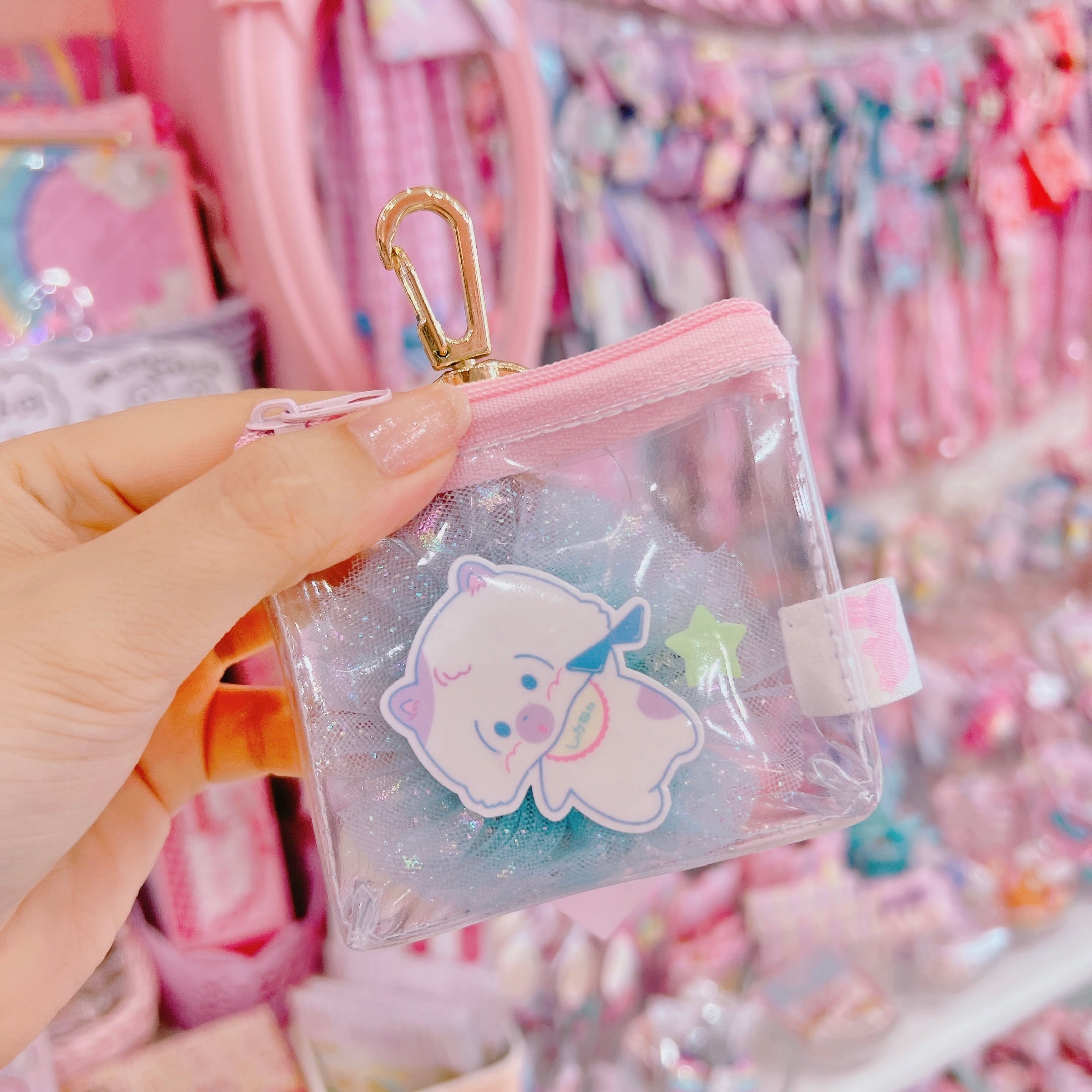 【E7】61-52ポーチ入バッグハンガー