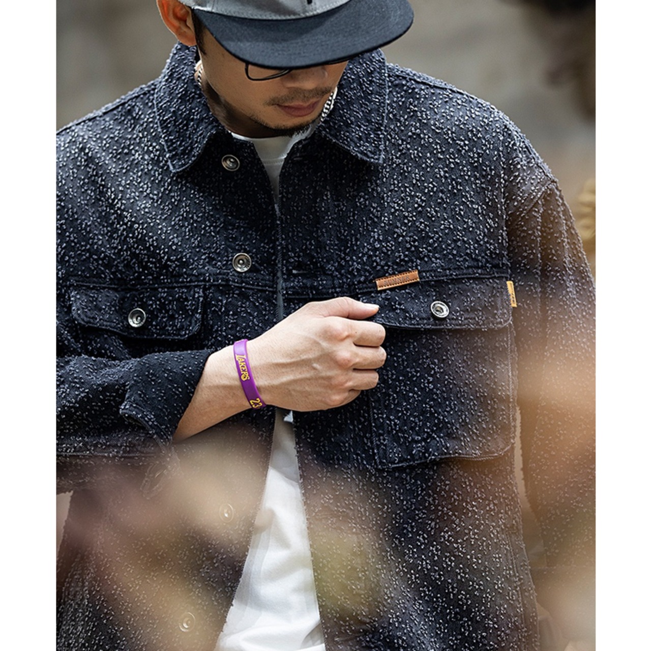 Washed Denim Jacket Regular Size Long Sleeve ◇H0251