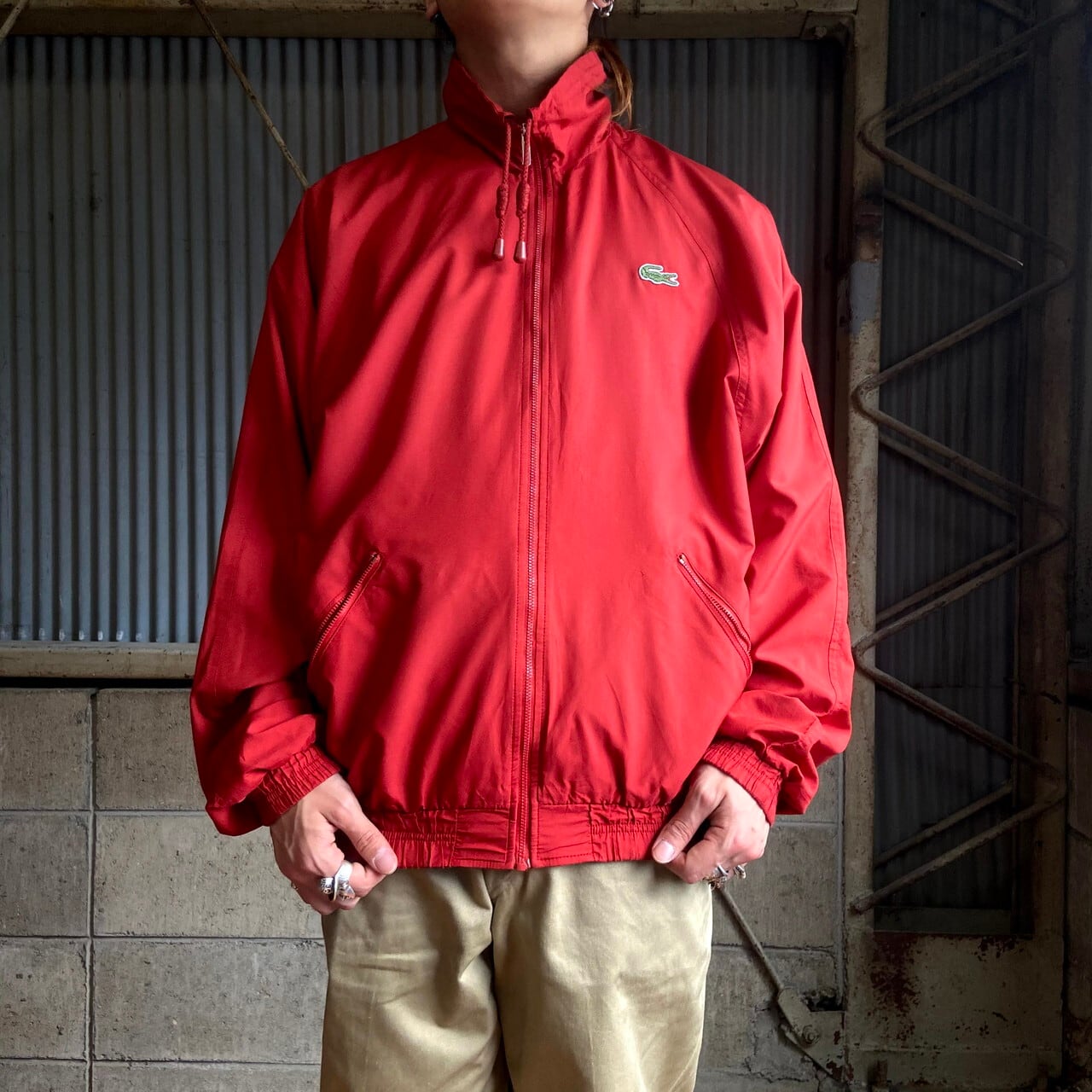 LACOSTE SPORT ラコステ フレンチラコステ ウィンドブレーカー メンズL