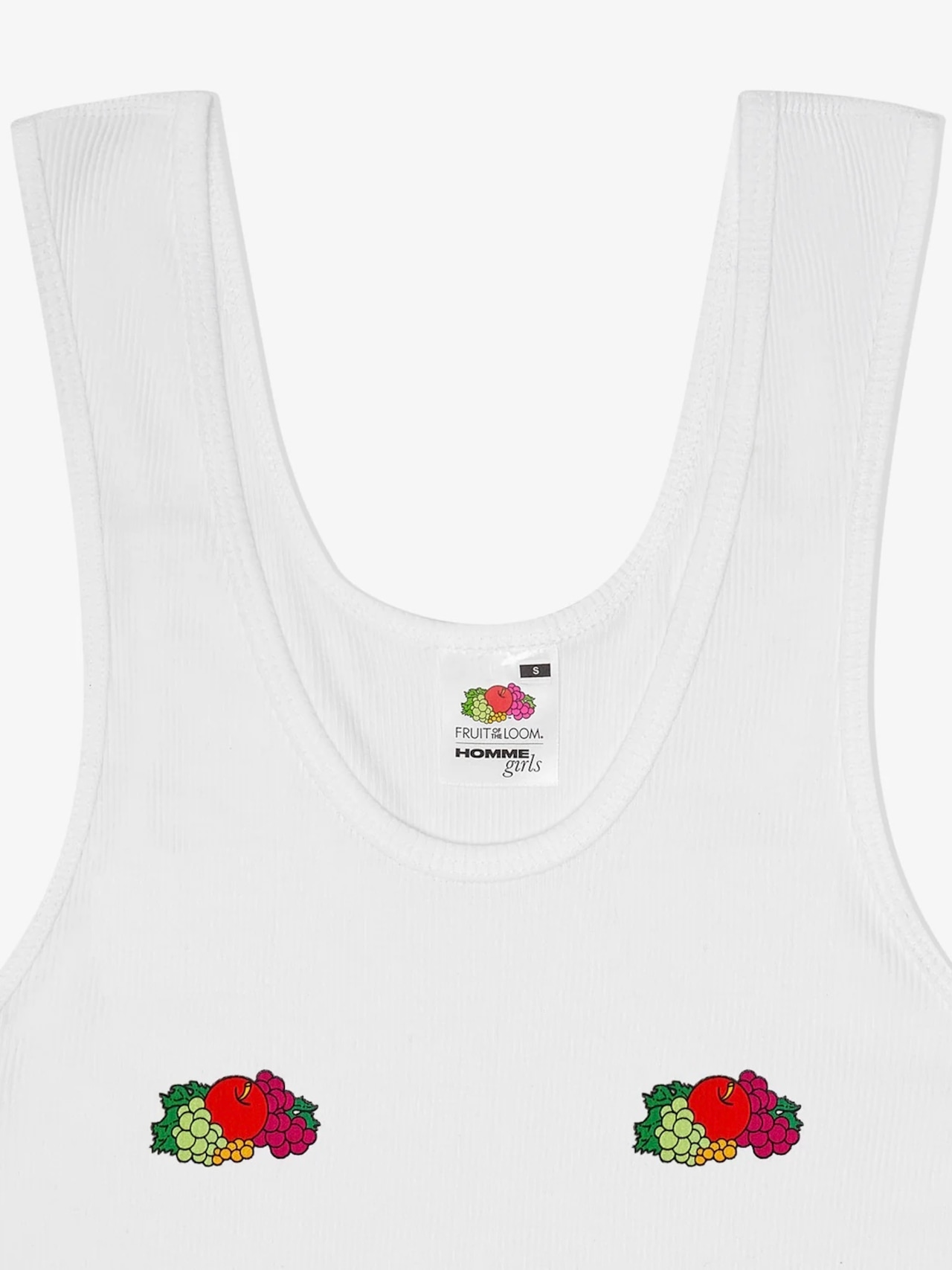 【26SS】HOMME girls オムガールズ / HOMMEGIRLS X FRUIT OF THE LOOM "FRUITY" TANK TOP - 3