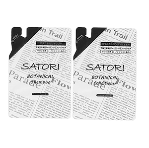 SATORI ボタニカルシャンプー&コンディショナー　レフィルセット　各400ｍｌ