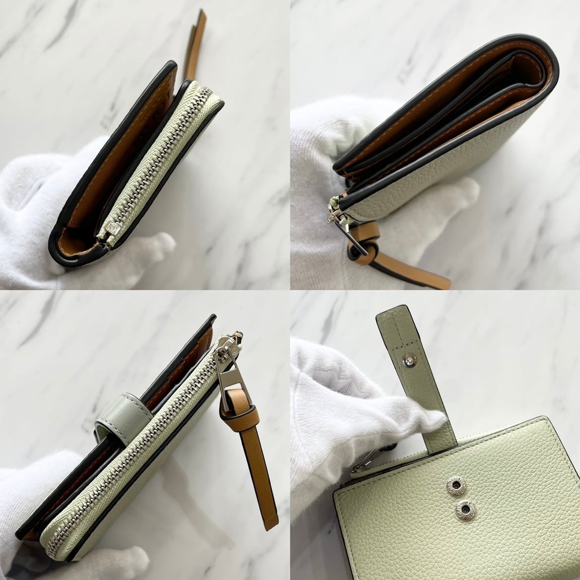 LOEWE ロエベ スリム ジップ バイフォールド ウォレット LOEWE ロエベ スリム ジップ バイフォールド ウォレット