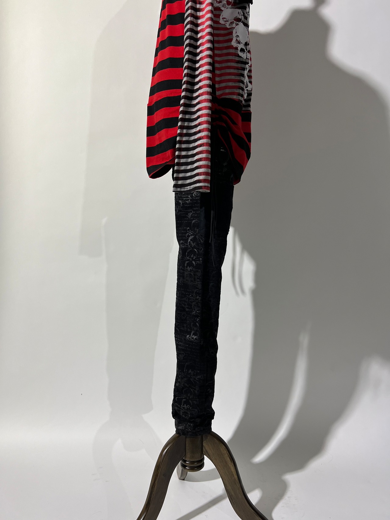 "Hiderock"ヒデロック Gothpunk Skull Denim Pants