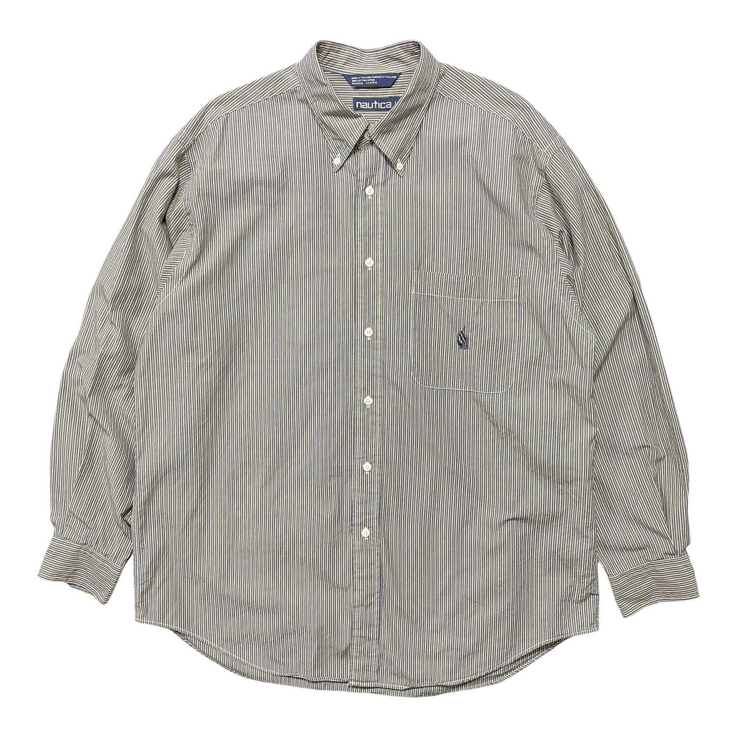 USA 古着 90S nautica ノーティカ ヴィンテージ コットン ストライプ