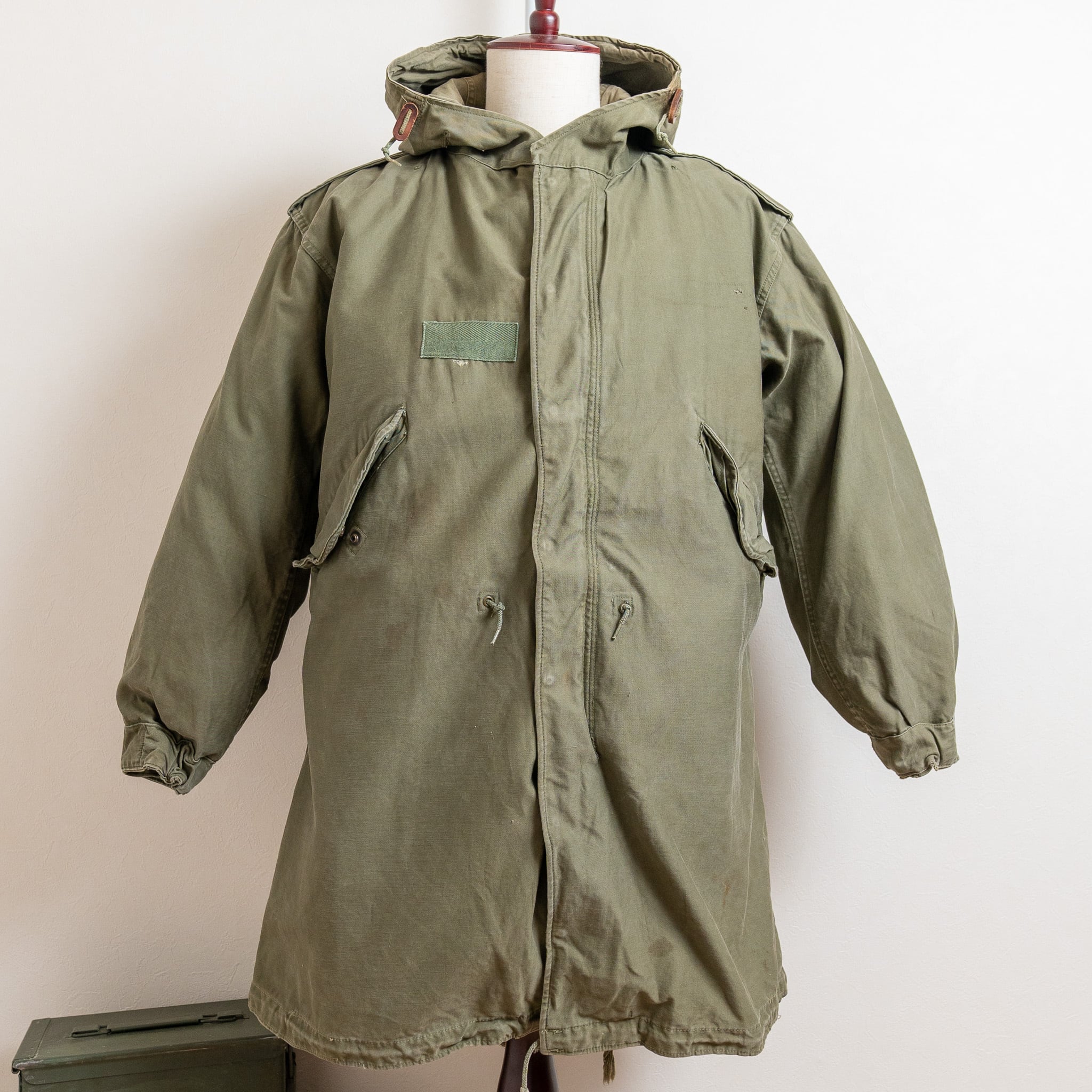 USED"MEDIUM" U.S.Army M Field Parka With Liner Cotton Sateen