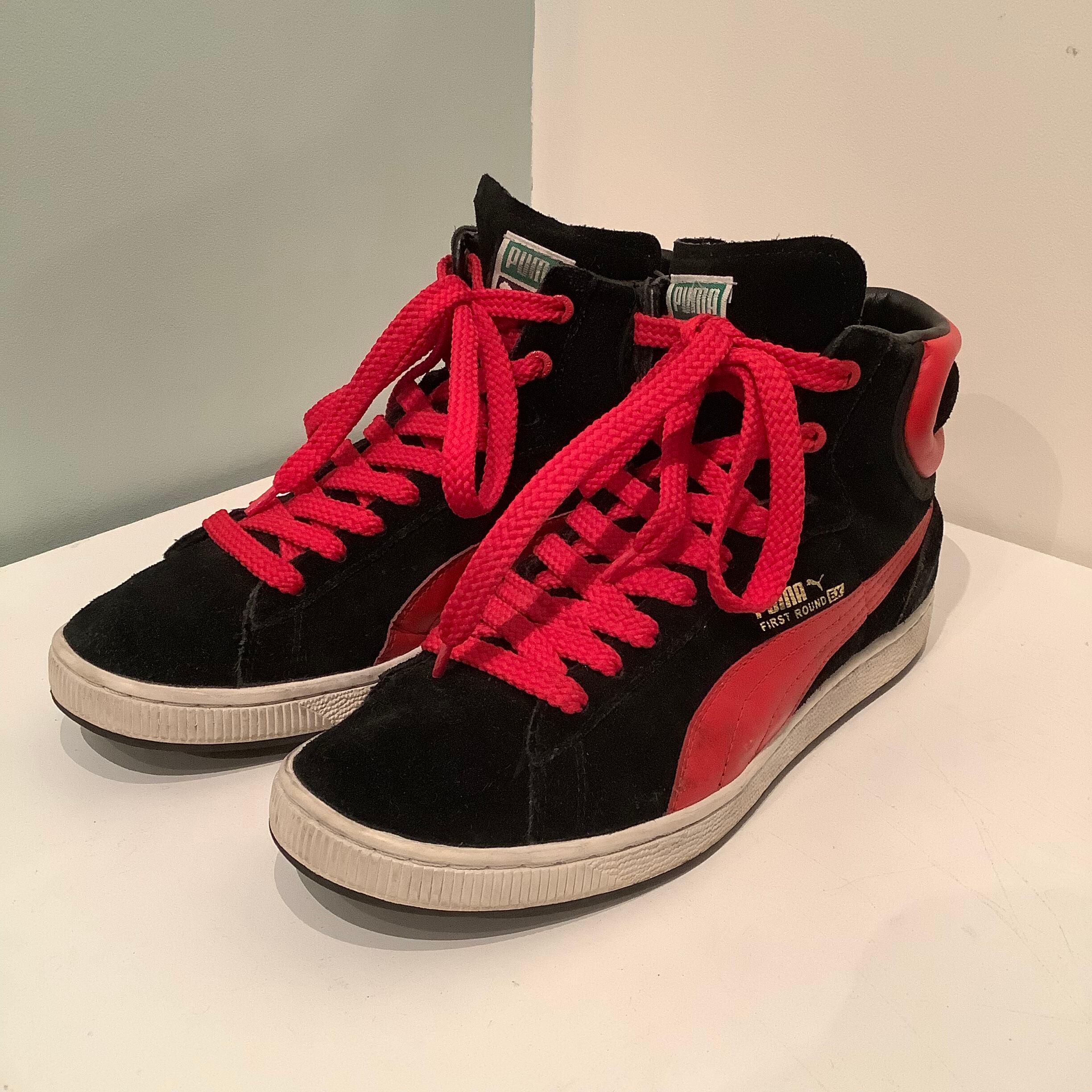 PUMA FIRST ROUND EX ハイカットスニーカー | Used & Vintage Clothing 