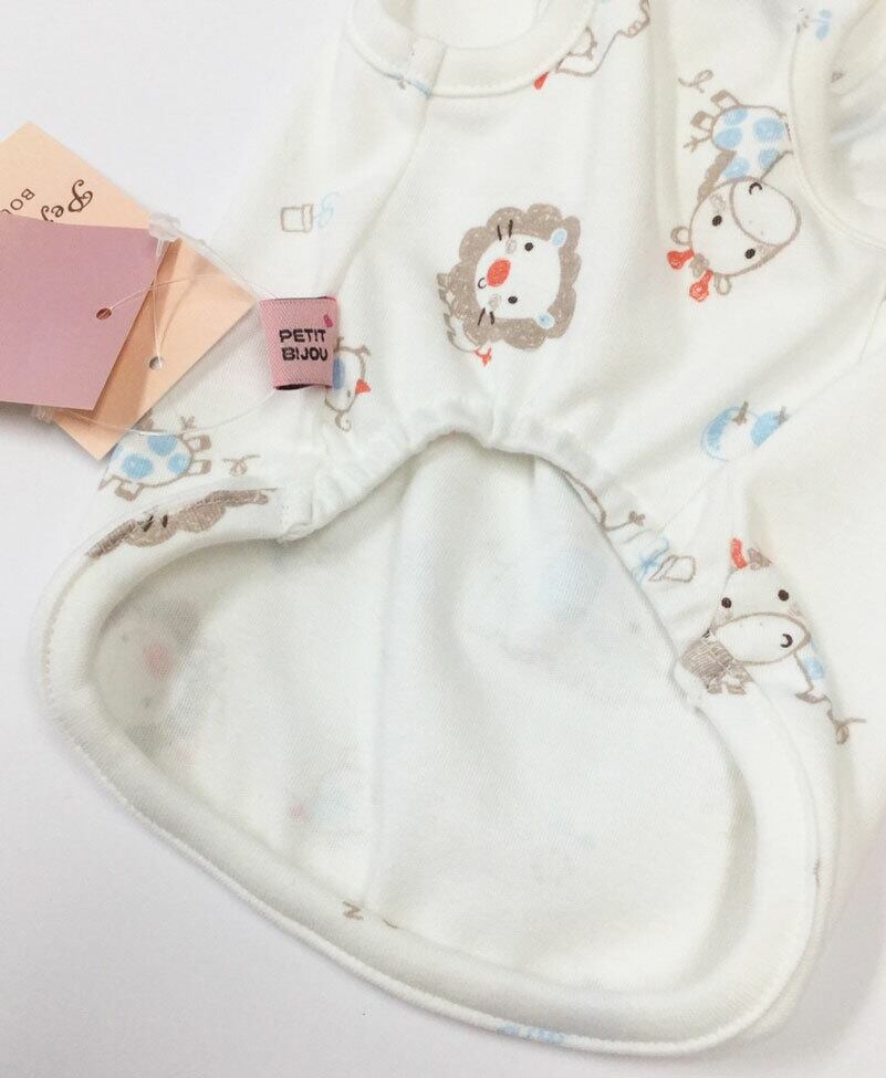 Petit Bijou【正規輸入】オーガニックズーシャツ 袖なし ホワイト 2-1612123-0046
