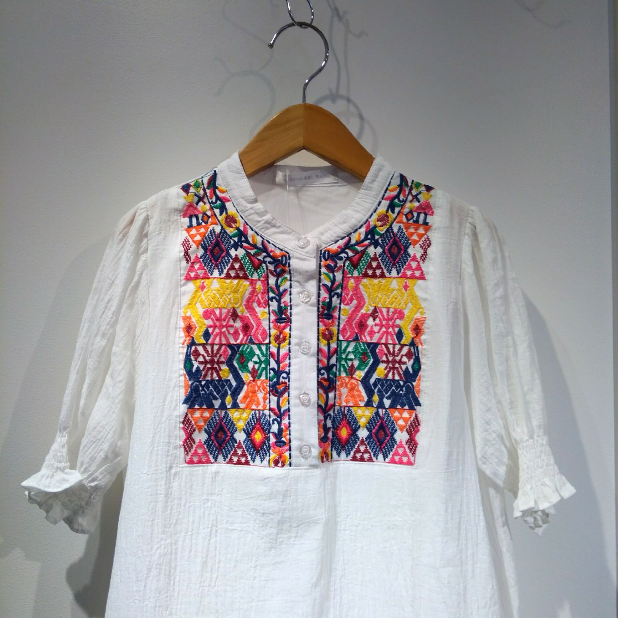 胸元エスニック刺繍ワンピース Wits Kichijoji