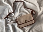 AMERICA 1990’s OLD COACH “2 tone Leather” shoulder bag