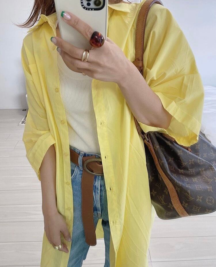 カラーシャツワンピース 2 Ru Mint