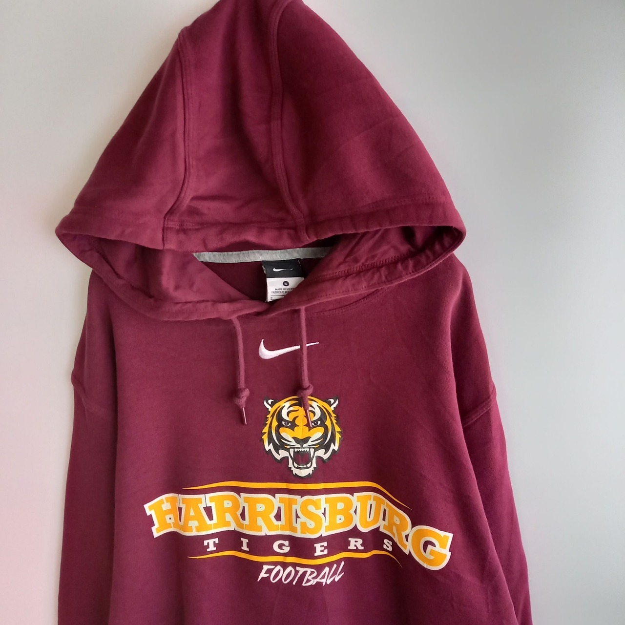 ナイキ　プリント　スウェットパーカー　裏起毛　S