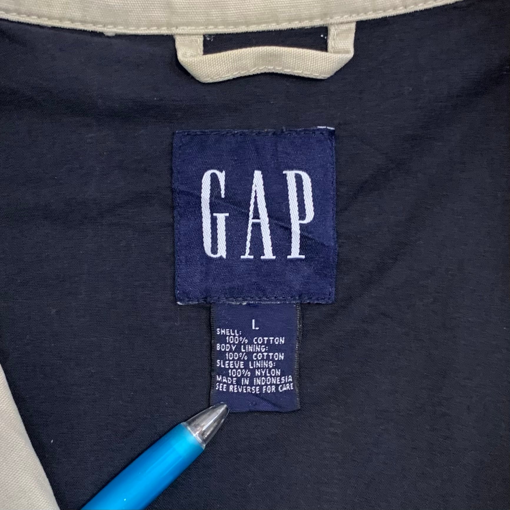 7985 GAP オールドギャップ コットン フルジップブルゾン 7985 GAP オールドギャップ コットン フルジップブルゾン