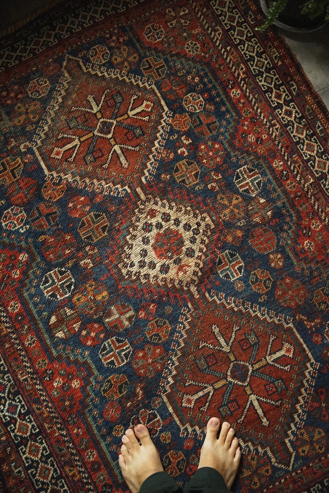809 -Semi Antique Khamse rug | 手織りのヴィンテージラグ専門店