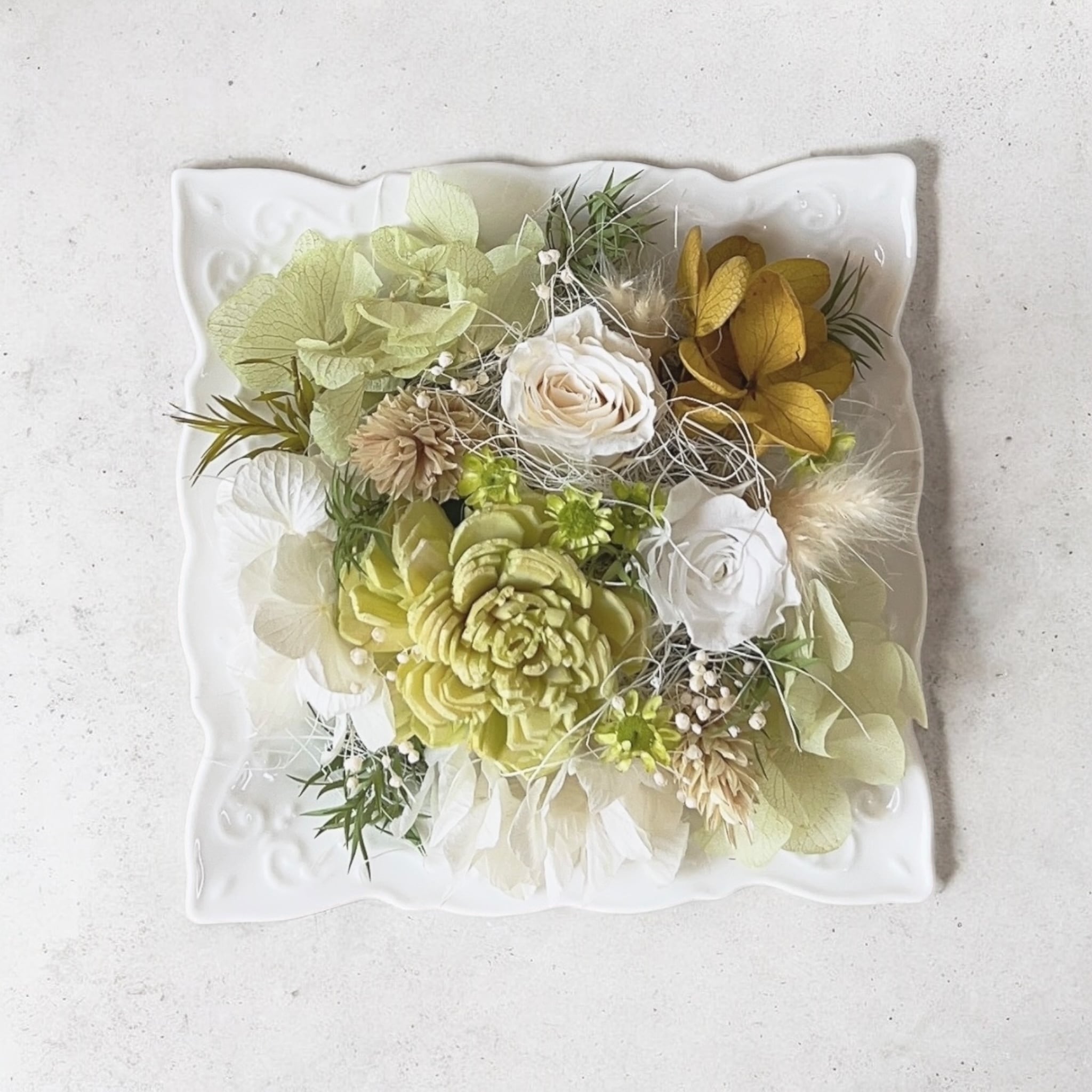 アートフラワー染花・小ばらのパラソル壁掛 【公式通販】