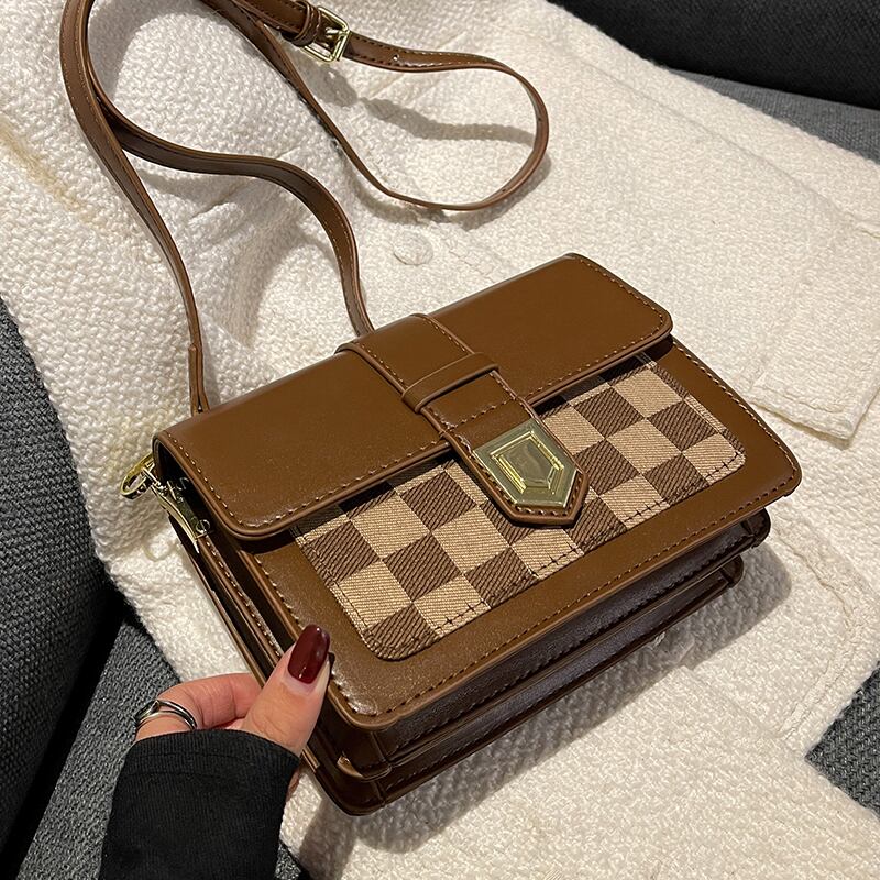 オータムウィンター 秋物 冬物 スクウェア メッセンジャーバッグ 手作りハンドバック20433735822