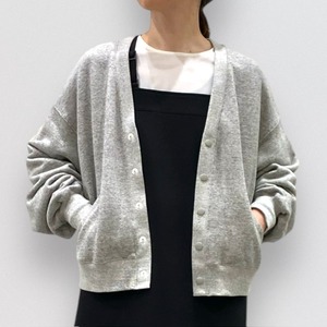 cafune cotton lyocell V-neck cardigan