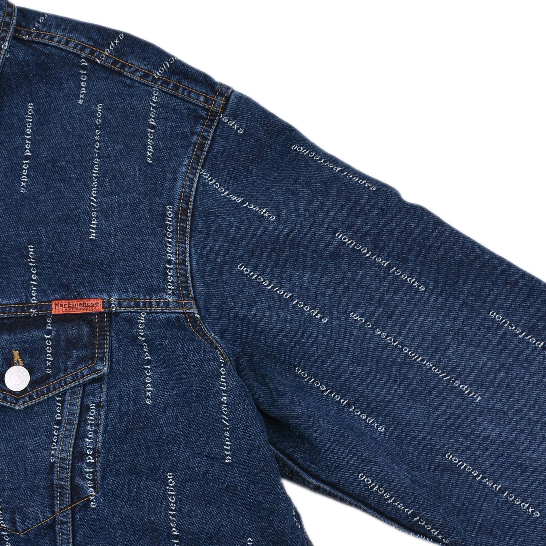 MARTINE ROSE】OVERSIZED DENIM JACKET | AYIN