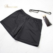 【美品 社交ダンス衣装】ワンピース ドレス ラテン パーティー Lサイズ 黒 ブラック フリンジ 花柄 レース シンプル シック
