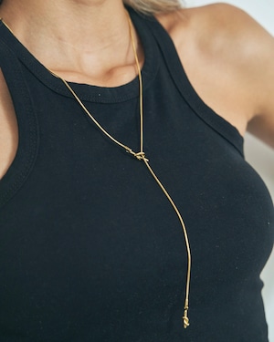 316L snake moving necklace【GOLD】#n45