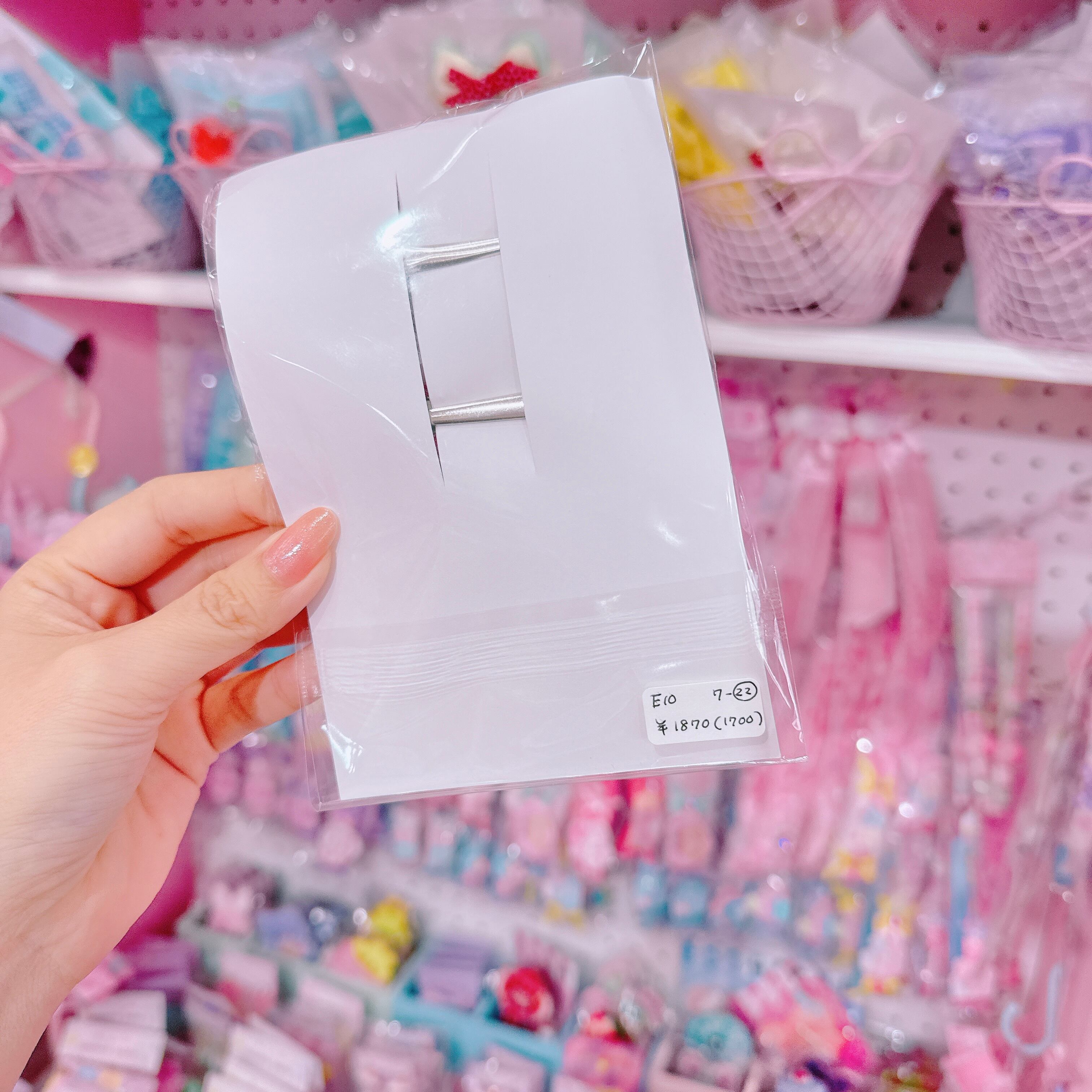 【E10】7-22ツインヘアクリップ