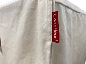1段用 ケージカバー 日本製 Ａタイプ（縫製・帆布/綿100％）オフホワイト（生成り色)ペットサークルカバー