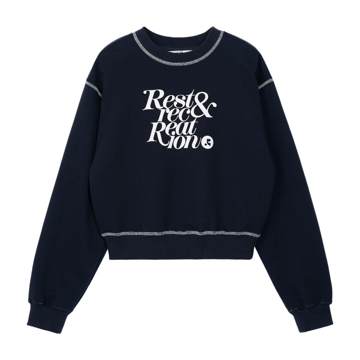 rest & recreation] RR COLORATION SWEATSHIRT - NAVY 正規韓国