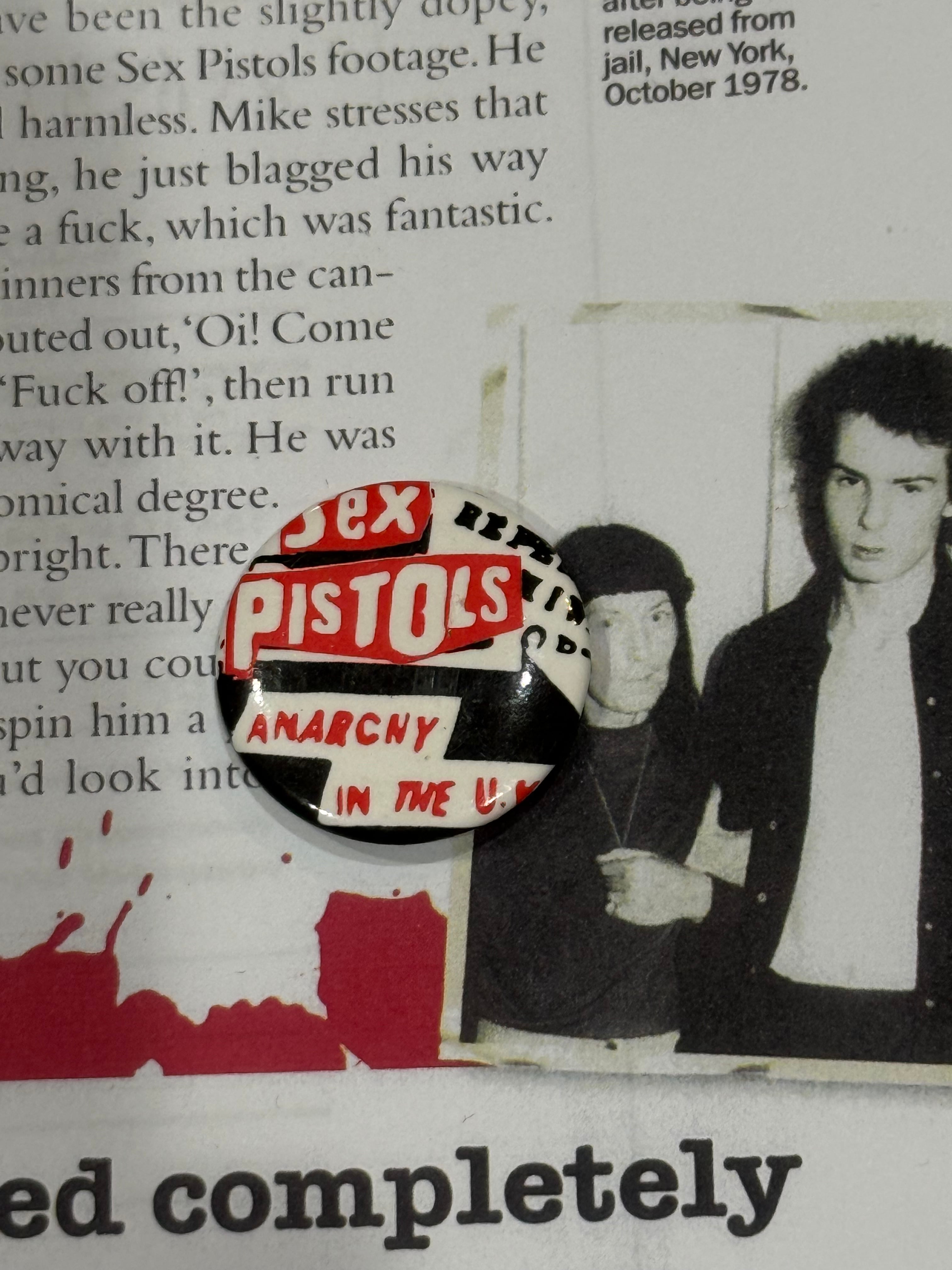 SEX PISTOLS Pinback button（セックスピストルズ 缶バッジ