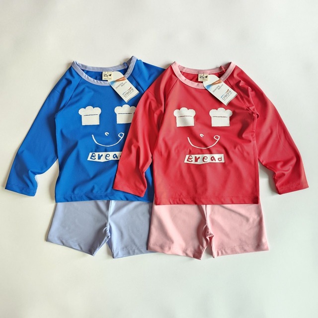【取寄】1st blue｜bread rash guard｜食パンラッシュガード｜S-L｜kids｜26 summer