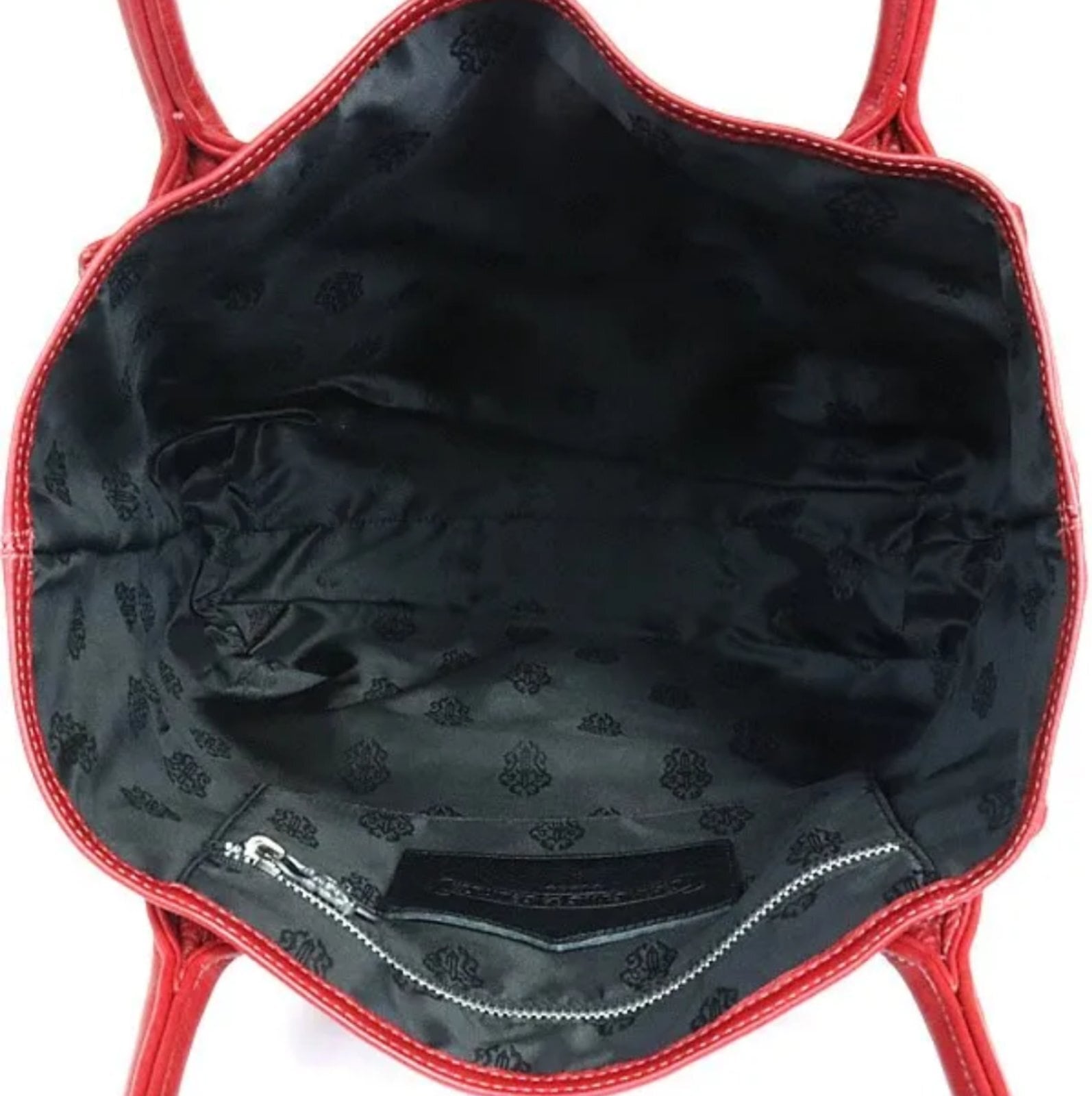 CHROME HEARTS クロムハーツ FSトートバッグ クロスパッチ レザー