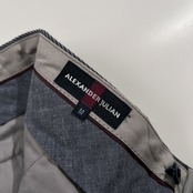 ALEXANDER JULIAN アレキサンダージュリアン タカキュー ヘリンボーン ストライプ ストレッチ スラックスパンツ M /メンズ