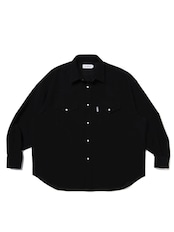 Moleskin Western L/S Shirt -Black-