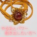 オルゴナイト♡お花型ペンダント勝利の赤
