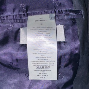 2022AW DIOR by Kim Jones coating cotton pleats tailored jacket with roller buckle