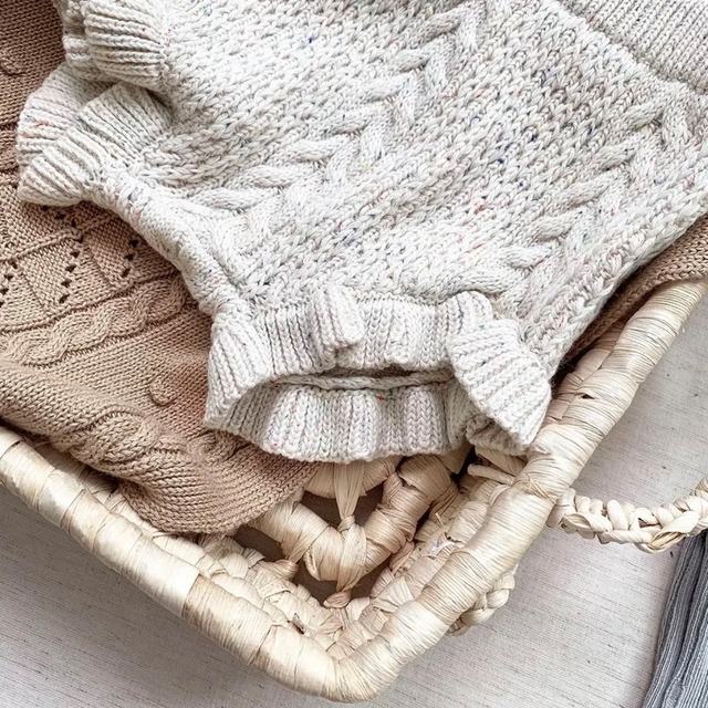 【取寄】ニットフリルパンツ