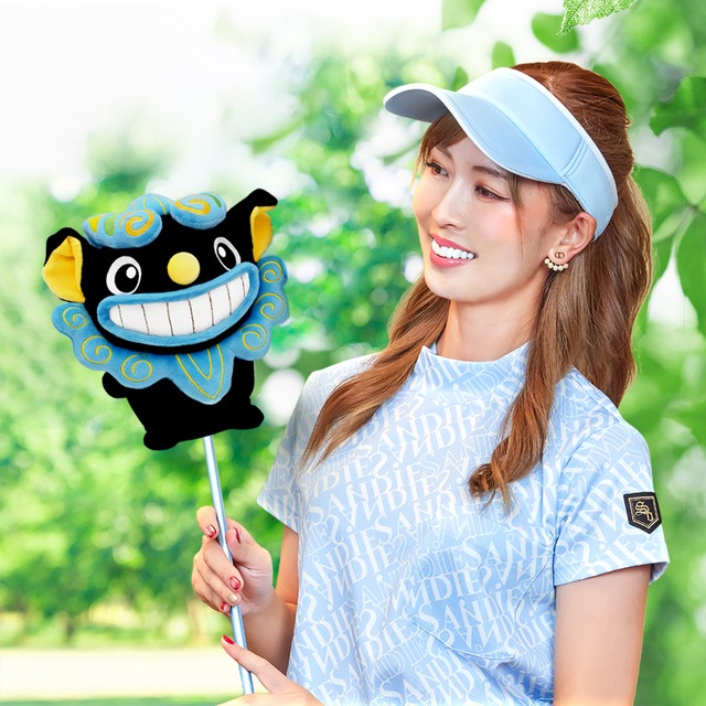 シーサー ヘッドカバー フェアウェイウッド用（FW）　 イエロー/ブラックの2色　ゴルフ 用品  ぬいぐるみ 沖