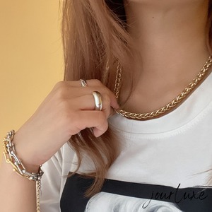 screw chain necklace #N1018