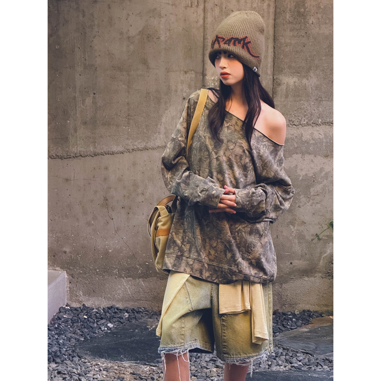 5色グラフィティ ビーニー  G186