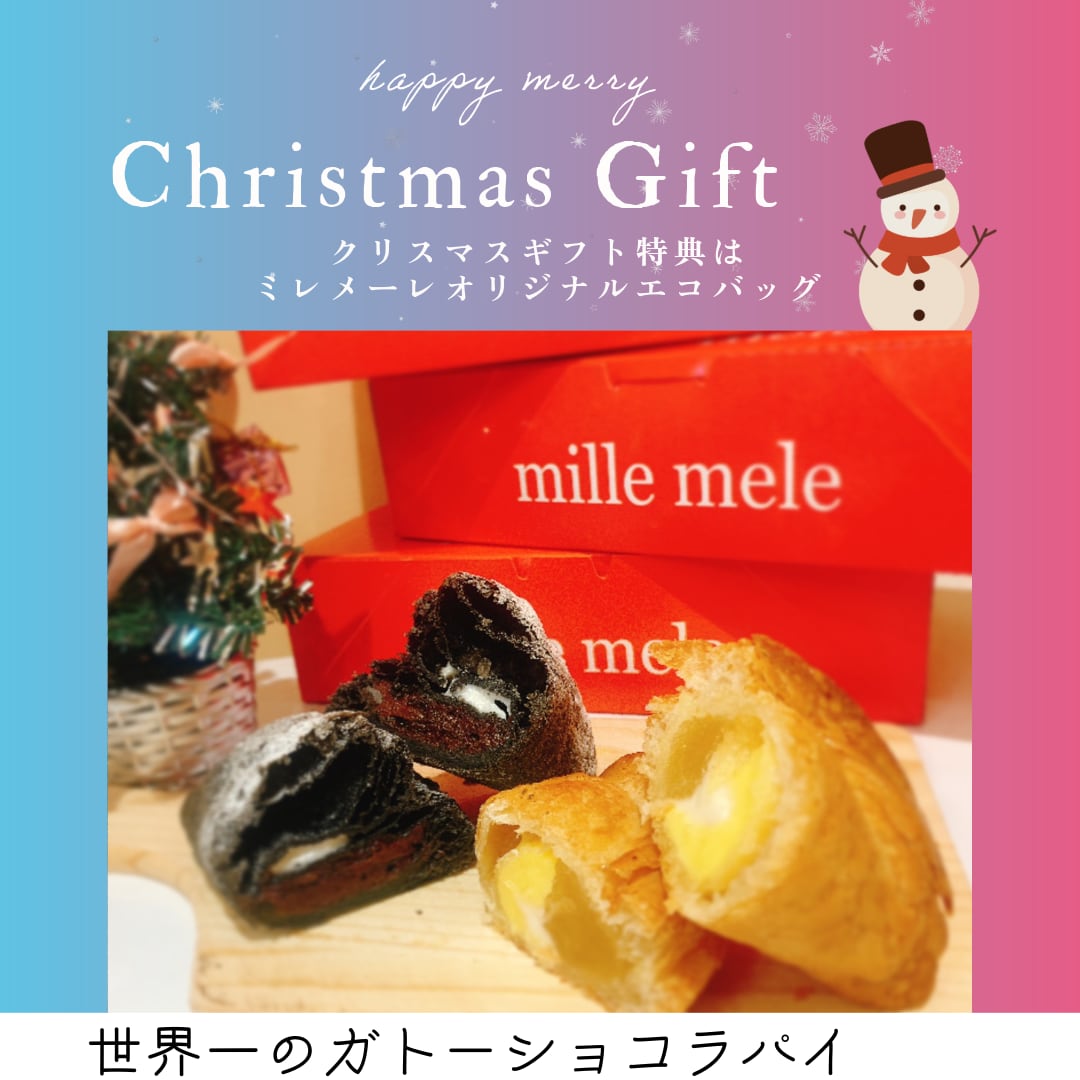 ★クリスマスギフトプレゼント付き★世界一のガトーショコラパイ6個・アップルパイの8個セット③