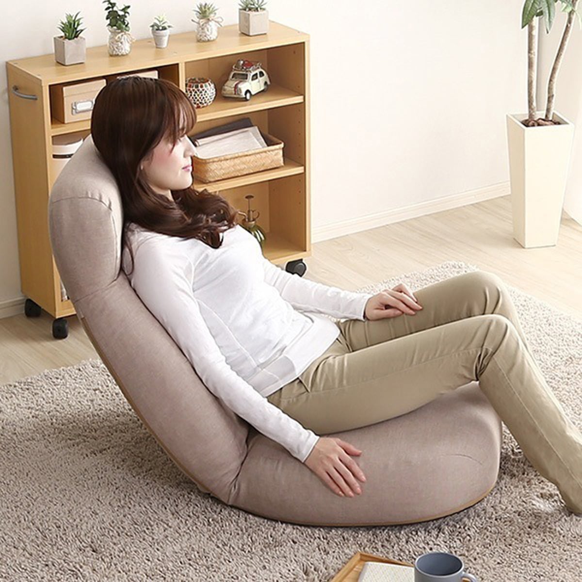 ホームテイスト 日本製 しっかり体を支えるリクライニング座椅子 CROLE-クロレ- 6カラー ホームテイスト 日本製 しっかり体を支えるリクライニング座椅子 CROLE