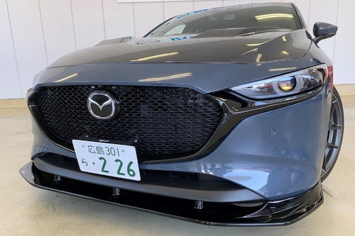 HMRオリジナルフロントスポイラー(MAZDA3)