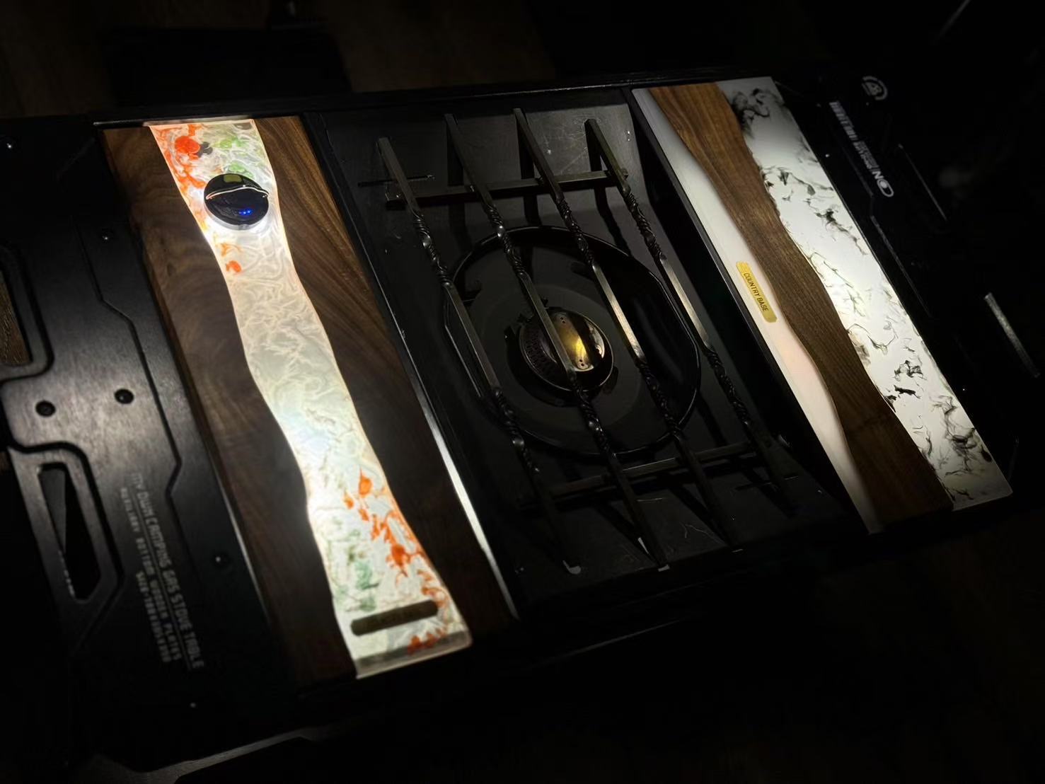 Country Base】IGTハーフユニット天板 穴あきレジン 【Winter Ver