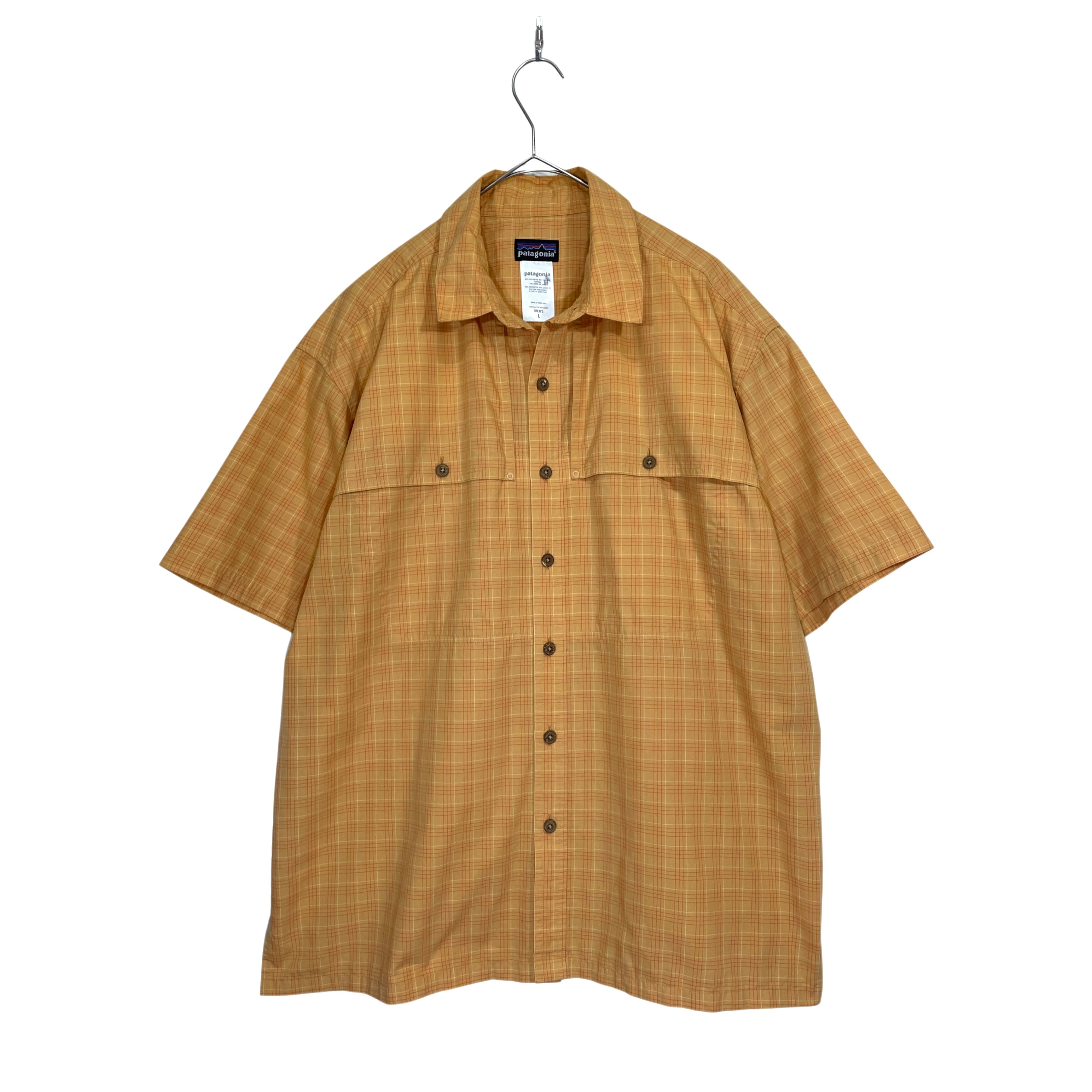 Da Vinci - California] Vintage open collar rayon shirt [1960s