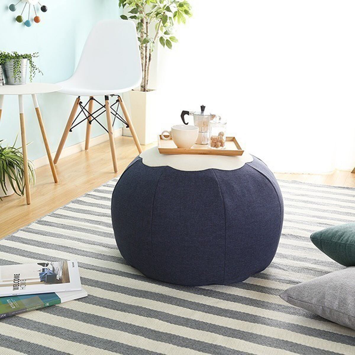 かわいいお花型ビーズクッション Maggie-マギー お部屋に合わせて選べる7色ビーズクッション