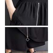 ジッパー スプライシング パンツ 00032