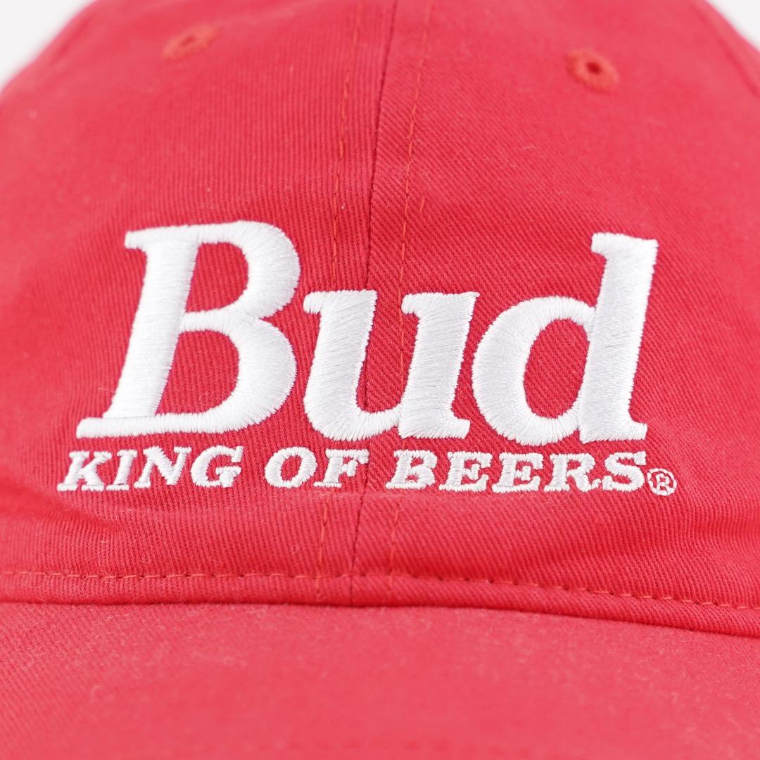 バドワイザー 帽子 キャップ 古着 刺繍 企業 ビール 赤 18411 | fuufu